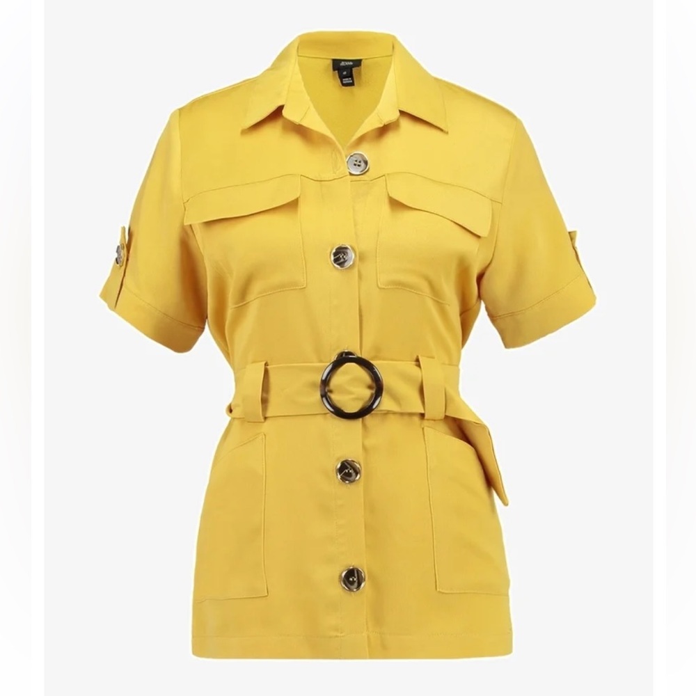 NWOT River Island Belted Blouse
